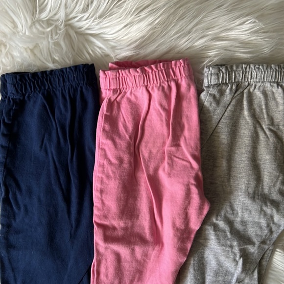 Carter’s 3 Pairs Sweatpants Joggers; 1 Gray, 1 Pink, 1 Blue Size 18m - Picture 3 of 5